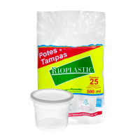 Imagem do produto Pote c/ Tampa Descartável 500ml